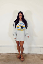 Load image into Gallery viewer, VINTAGE FOOTBALL CREWNECK - HEATHER ASH - PREORDER - XLARGE TO 3XLARGE
