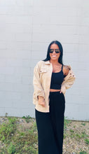Load image into Gallery viewer, * Toasty fleece shacket in taupe
