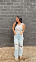 Load image into Gallery viewer, Core Micro Ribbed Tank in Heather Grey
