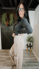 Load image into Gallery viewer, Raw boho cargo sweats in taupe
