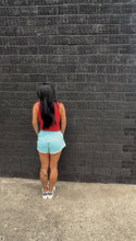 Load image into Gallery viewer, Honey french terry short in sky blue
