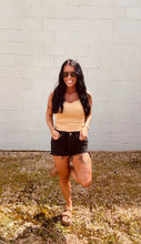 Load image into Gallery viewer, * Luz double layered seamless tank in Iced Coffee
