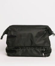 Load image into Gallery viewer, BRIXLEY BLACK TOILETRY BAG - PREORDER
