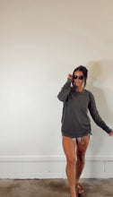 Load image into Gallery viewer, VINTAGE LONG SLEEVE TEE- PIGMENT BLACK- PREORDER
