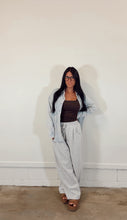 Load image into Gallery viewer, Downtown barrel sweatpant in Heather Gray
