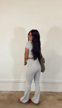 Load image into Gallery viewer, Fold over flare in Heather Gray

