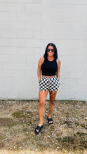 Load image into Gallery viewer, * black and white check shorts
