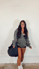 Load image into Gallery viewer, Hideout Zip Hoodie in Pigment Black- PREORDER
