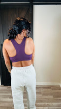 Load image into Gallery viewer, * Venice cloud square neck sport bra in merlot

