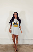 Load image into Gallery viewer, VINTAGE FOOTBALL TSHIRT- HEATHER GREY - PREORDER - XLARGE TO 3XLARGE
