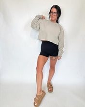 Load image into Gallery viewer, Tia CROPPED Crewneck - Clay PREORDER
