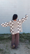 Load image into Gallery viewer, * Theo mocha brown combo chunky cardigan
