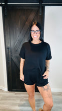 Load image into Gallery viewer, * Knit short sleeve in black

