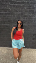 Load image into Gallery viewer, Honey french terry short in sky blue
