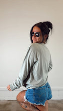 Load image into Gallery viewer, VINTAGE LONG SLEEVE TEE- SAGE- PREORDER
