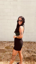Load image into Gallery viewer, * French terry cloth lounge short in black
