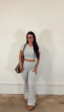 Load image into Gallery viewer, Fold over flare in Heather Gray
