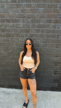 Load image into Gallery viewer, Luz Ribbed Tank in Peachy Orange
