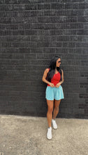 Load image into Gallery viewer, Honey french terry short in sky blue
