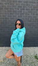 Load image into Gallery viewer, SUMMER SHADES- MUTED HOODIE. CARIBBEAN BREEZE. PREORDER.
