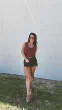 Load image into Gallery viewer, * Luz double layered seamless tank in Wine
