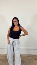 Load image into Gallery viewer, Essential micro rib tank in Black
