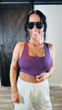 Load image into Gallery viewer, * Venice cloud square neck sport bra in merlot
