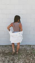 Load image into Gallery viewer, * Bare ribbed crop tank in Mocha Brown
