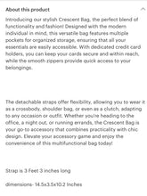 Load image into Gallery viewer, BRIXLEY VANILLA CREAM CRESCENT BAG - PREORDER
