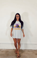 Load image into Gallery viewer, VINTAGE FOOTBALL TSHIRT- HEATHER GREY - PREORDER - XLARGE TO 3XLARGE
