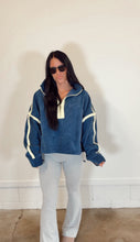 Load image into Gallery viewer, Playmaker cozy half zip in Navy
