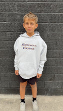 Load image into Gallery viewer, MN VIKINGS. YOUTH HOODIE - HEATHER GREY - PREORDER

