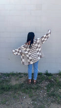 Load image into Gallery viewer, * Theo mocha brown combo chunky cardigan

