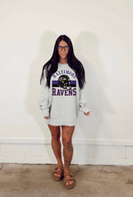 Load image into Gallery viewer, VINTAGE FOOTBALL CREWNECK - HEATHER ASH - PREORDER - XLARGE TO 3XLARGE
