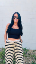 Load image into Gallery viewer, * Cocoa wide leg stripe pant
