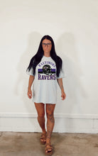 Load image into Gallery viewer, VINTAGE FOOTBALL TSHIRT- HEATHER GREY - PREORDER - XLARGE TO 3XLARGE
