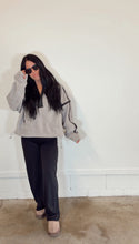 Load image into Gallery viewer, Playmaker cozy half zip in Grey
