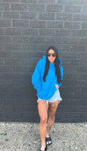 Load image into Gallery viewer, SUMMER SHADES- MUTED HOODIE. OCEAN BLUE. PREORDER.
