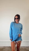 Load image into Gallery viewer, VINTAGE LONG SLEEVE TEE- CAROLINA BLUE- PREORDER
