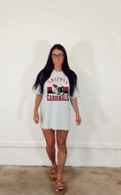 Load image into Gallery viewer, VINTAGE FOOTBALL TSHIRT- HEATHER GREY - PREORDER - XLARGE TO 3XLARGE
