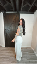 Load image into Gallery viewer, Comfort wide leg chunky waist lounge pant
