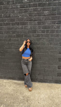 Load image into Gallery viewer, Flex seamless micro rib tank in Indigo
