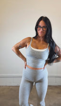 Load image into Gallery viewer, Double Layered Tank Top in Heather Grey
