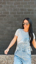 Load image into Gallery viewer, Urban barrel denim overalls
