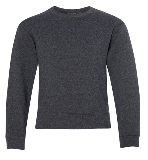 * BUILD YOUR OWN CARDINAL. YOUTH CREWNECK. CHARCOAL GREY. PREORDER