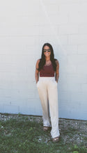 Load image into Gallery viewer, * Luz double layered seamless tank in Wine
