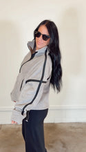 Load image into Gallery viewer, Playmaker cozy half zip in Grey
