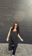 Load image into Gallery viewer, Movement mineral wash jumpsuit in washed black

