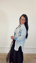 Load image into Gallery viewer, Essential micro ribbed long sleeve in Heather Grey
