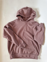 Load image into Gallery viewer, CROPPED MUTED HOODIE- ORCHID MAUVE- PREORDER
